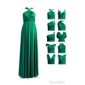 Green Infinity Dress , One Size Used Once